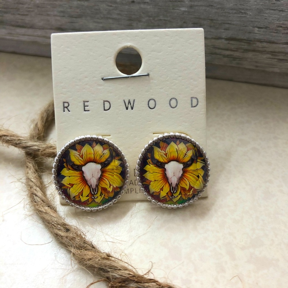 Steer Skull Earrings